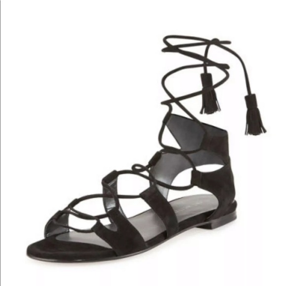 Stuart weitzman Romanesque lace up sandals leather - Picture 2 of 4